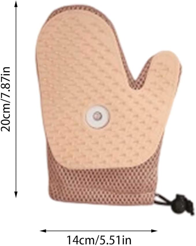 All-in-One Grooming Mist Glove for Pets - 4-in-1 Electrostatic Deshedding Glove with Thickened Padding, Clothing & Car Seats - Upgraded Technology for Cats/Dogs - Machine Washable (Pink)