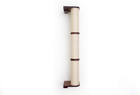 CatastrophiCreations 3-Tier Sisal Climbing Pole, English Chestnut Bamboo, one Size