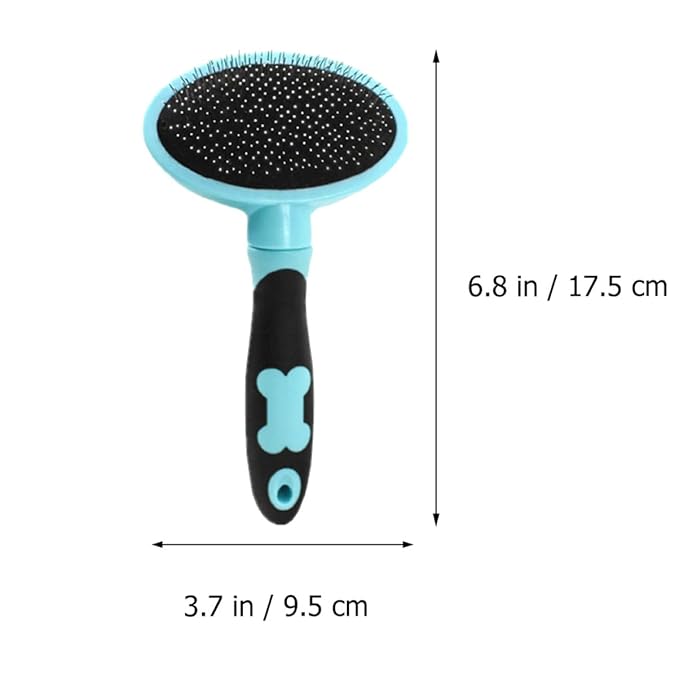 1Pc Ergonomic Cat Grooming Brush Lightweight Cat Hair Comb for Shedding Cleaning Tool Comfortable Grip for Kittens and Cats Premium Quality Pet Supplies