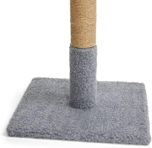EveryYay by Petco Essentials Scratchin' The Surface Post with Scratcher Cat Toy, Grey, 26"