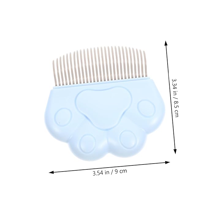 2pcs Cat Grooming Combs Deshedding Brush for Indoor Cats Pet Hair Remover Stainless Steel Bristle Pet Comb Accessories