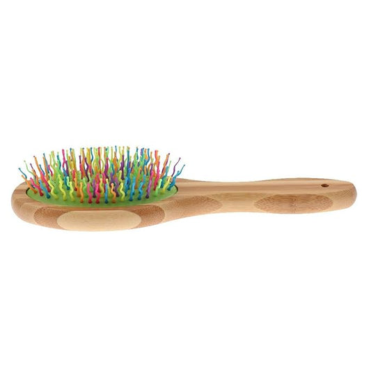 Wood Dog and Cats Comb with Colorful Massage Pin for Easy Detangling and Grooming for Home and Pet Hair Salon Use Cats Grooming Comb