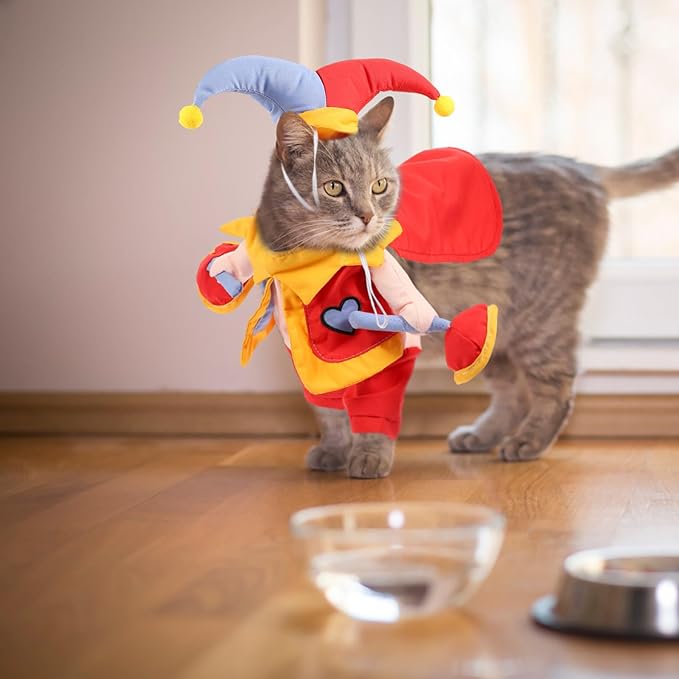KESYOO Cartoon Lovely Dog and Cat Costume Set, Wear-Resistant Pet Hat Decor with Stand-up Design, Washable Large Size Pet Accessory for Dog Supply and Cat Dress