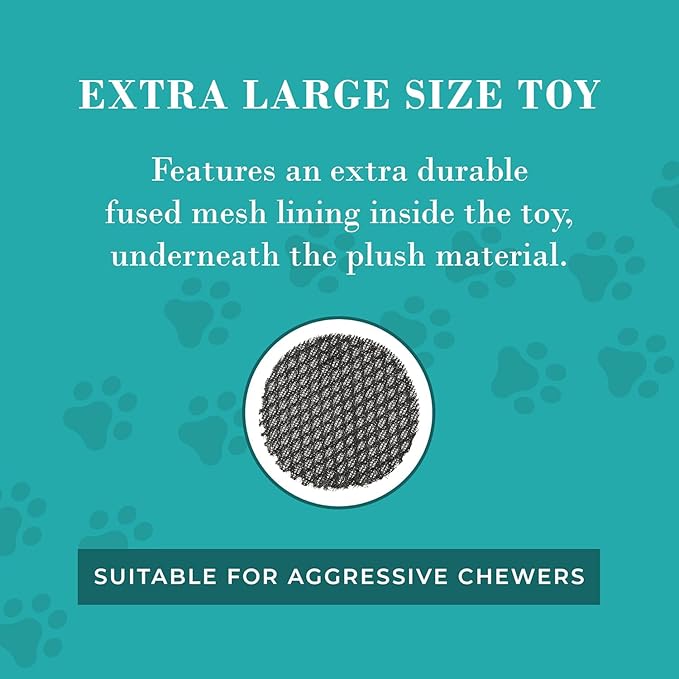 Haute Diggity Dog Black Monogram Chewy Vuiton Bone, Plush Designer Dog Toys with Interactive Squeaker, Stimulating Pet Enrichment, Machine-Washable & Safe Materials for All Breeds, Size XL