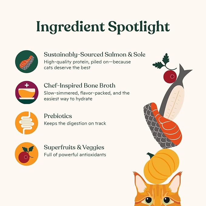 Made by Nacho Sustainably Caught Salmon & Sole Recipe with Bone Broth Minced Wet Cat Food, 5.5-oz can, Case of 6