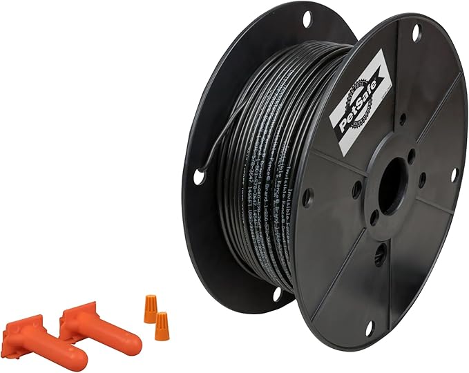 PetSafe Boundary Wire, 500 Foot Spool of Solid Core 16-Gauge Copper Wire, In-Ground Pet Fence Wire, Colors May Vary