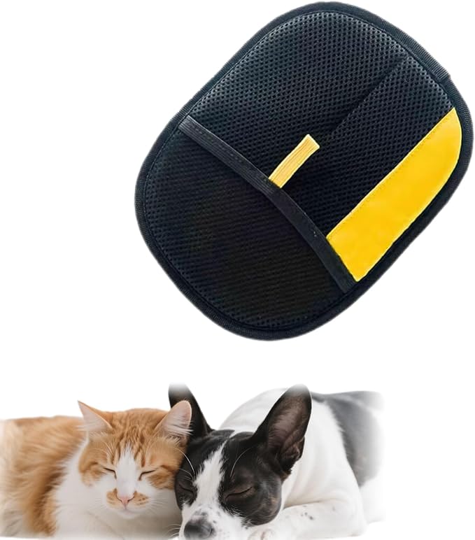 Pet Hair Removal Glove for Cats & Dogs, 2025 New Upgrade Cat Grooming Gloves, Reusable Double Sided Electrostatic Pet Hair Remover for Dogs Bathing for Couch, Furniture, Carpet (A-1 PC)
