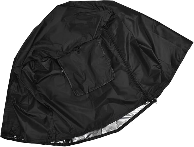 Dogs Wire Crate Cover Pet Cage Cover for Outdoor, Sunproof Pet Kennel for Dogs, 124.5x84x79cm Supplies (Black)