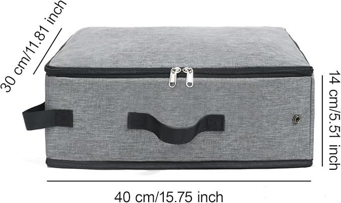 Foldable Cat Litter Box Enclosure Portable Oxford Cloth Pet Litter Tray Container for Travel Kitten- Grey