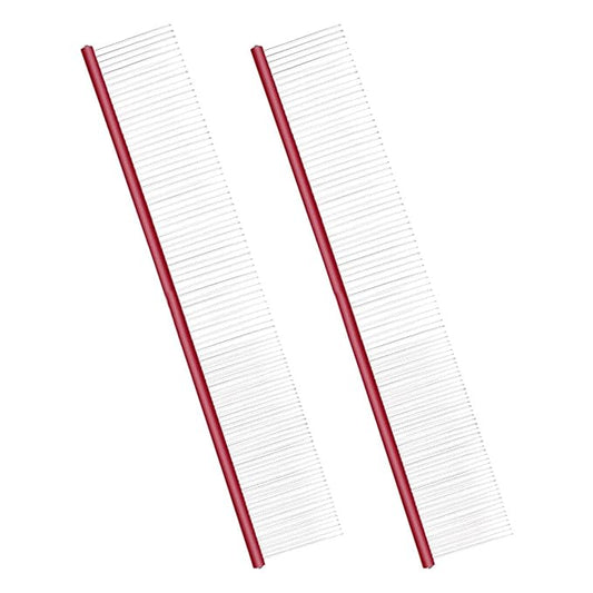 2PCS Pet Grooming Comb Tool For Long Hair Efficient Undercoats Removal Safe For Cats And Dogs Grooming Accessories For Cats For Carpet For Furniture