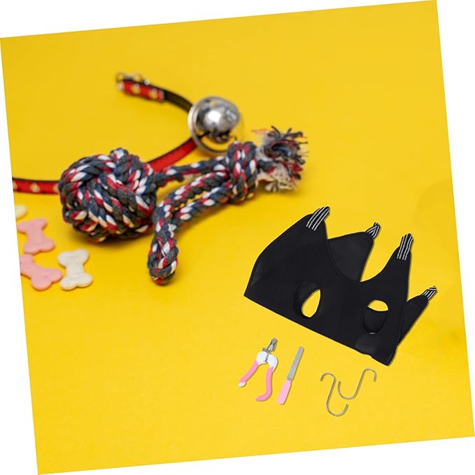 Pet Grooming Hammock Sling Kit for Dogs and Cats Pet Nail Clipper and Trimmer Set Convenient Grooming Supplies for Medium and Small Color Random