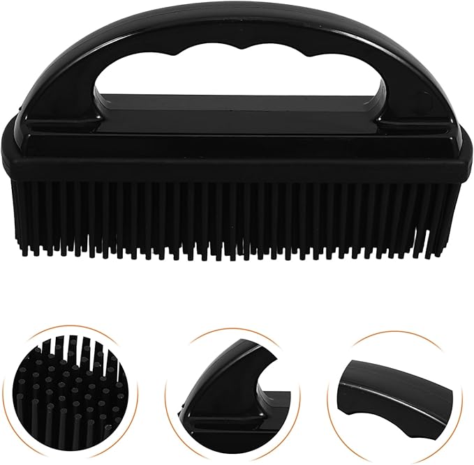 Silicone Pet Hair Defloating Brush for Efficient Cleaning of Beds Sofas Carpets and Car Seats Durable Easy to Clean for Dog and Cat Grooming