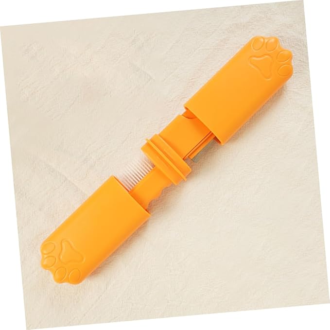 Pet Comb Set for Dogs and Cats Grooming Comb Pet Hair Brush Pet Deshedding and Dematting Tool Small Dog Grooming Pet Hair Brush Orange