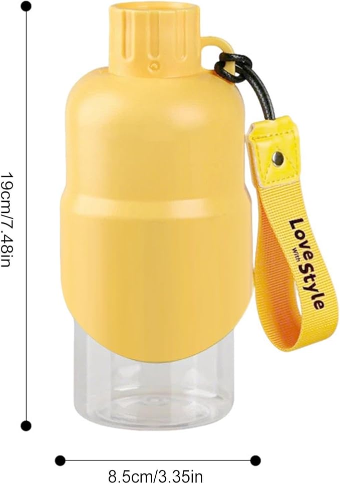 Pet Water Bottle - Leak Proof Cute Printed,Cat Water Bottle Camping Supplies | for Puppy Kitten Small Medium Large Breed Camping Hiking Walking Climbing Picnic Play