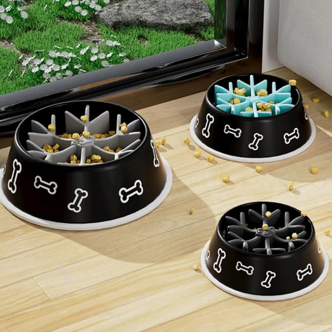 Dog Bowl Slow Feeding Anti-Chock Puppy Food Dispenser Feeding Bowl Pet Supplies