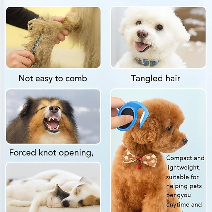 Pet Grooming Hair Removal Glove & Handy Brush Set (3 Pack) – Reusable Fur Remover for Dogs & Cats, Easy Deshedding Tool for Sofa, Clothes, Carpet & Car Seats