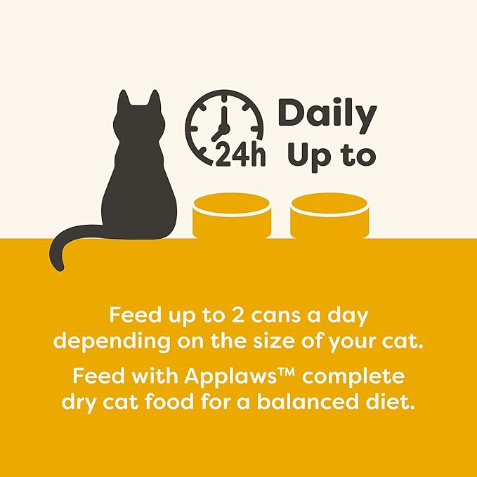 Applaws Natural Wet Kitten Food, Limited and Natural Ingredients, High Protein with No Artificial Additives, Chicken Breast in Broth (6 x 2.47oz Cans)