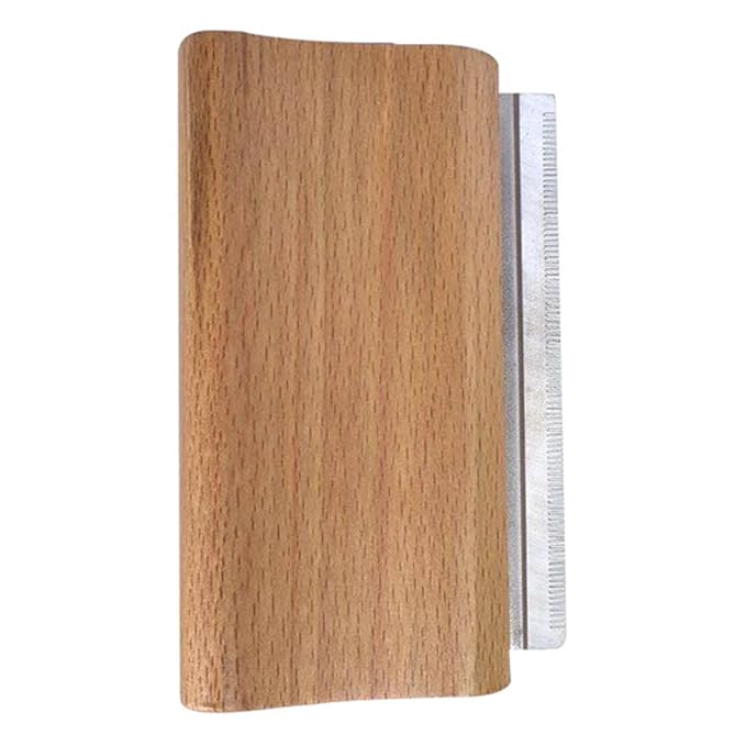 Dog Brush for Shedding, Pet Hair Removal Tool, Cat Grooming Supplies, Wooden Handle Pet Shedding Comb Combs for Dogs, Cats & Horses (Medium)