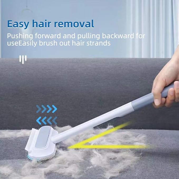 Multi-Function Pet Hair Remover for Furniture,Pets Supplies Lengthen Adjustable Handle Brush for Cat Dog Hair Reusable for Rugs,Mats,Tile,Glass,Floors,Sofa