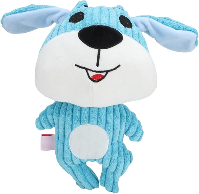 Dog Plush Play Toy, 28.5cm, Cute Puppy Shape, Soft and Safe Material - Interactive Biting Supply, Engaging Pet Entertainment for Molar Teeth Development