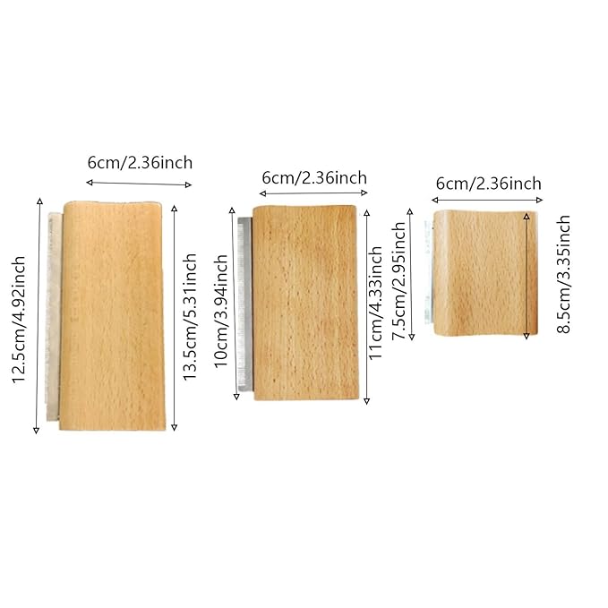 Dog Brush for Shedding, Pet Hair Removal Tool, Cat Grooming Supplies, Wooden Handle Pet Shedding Comb Combs for Dogs, Cats & Horses (Medium)
