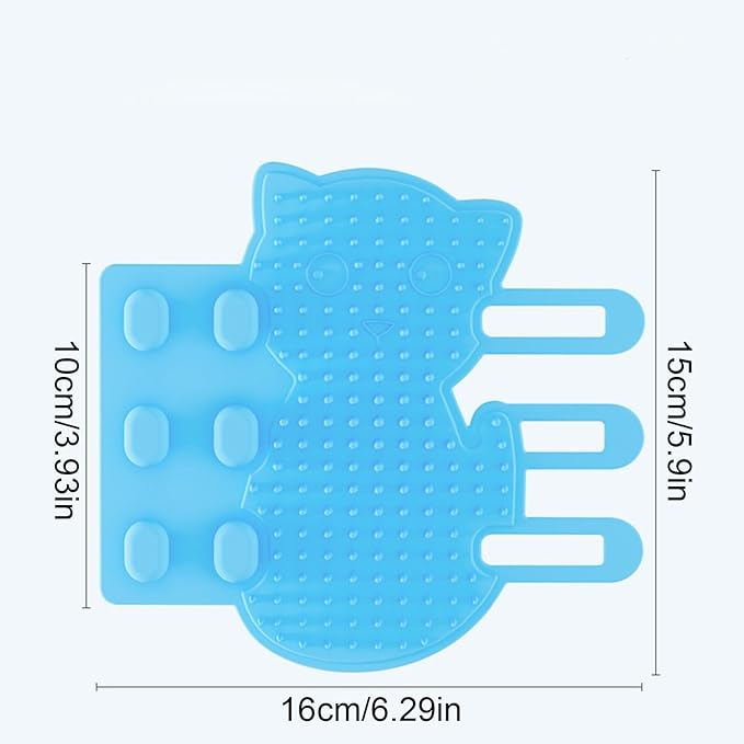 Cat Wall Brush, Cat Grooming Brush,Wall Massage Scratcher | Silicone Cat Corner Massage Comb, Adjustable Pet Itch Rubbing Tool for P