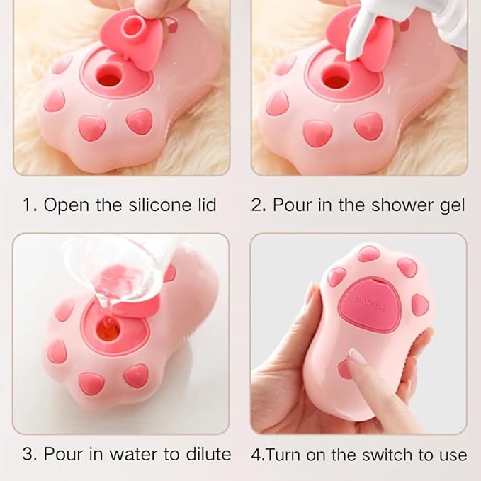Cat Steam Brush - 3 In1 Steamy Cat Brush, Self-Cleaning Steamy Pet Brush for Massage, Multifunctional Cat Grooming Brush for Removing Tangled and Loose Hair (Coffee)