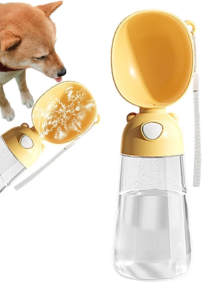 Dog Water Bottle, Leakproof Pet Drinking Bottle, Puppy Watering Dispenser for Walking Camping Outing Personal Pet Supplies Pets Protective Guard 500ml Capacity Professional Grade Authentic Model