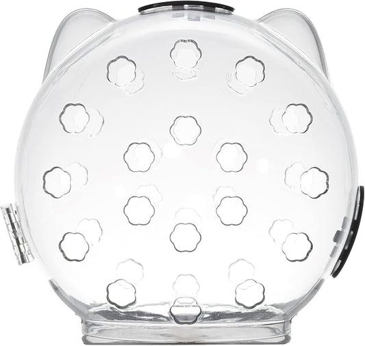 Cats Anti-Bite Muzzles Breathable Helmets Muzzles for Pet Nail Trimming & Grooming Transparent Not Covering Eye
