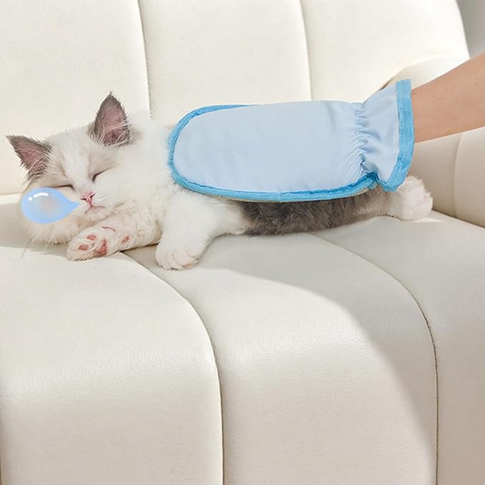 Pet Hair Removal Glove Statics Grooming Tool for Cats Dog Massage Brush Washable Reusable Furs Accessory Static Pet Grooming Glove