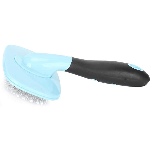for Cat, for Dog, Deshedding Brush, 360 Degree Rotation, Hair Comb, Removal, Grooming Tool, Pet Supplies (With a little blue)