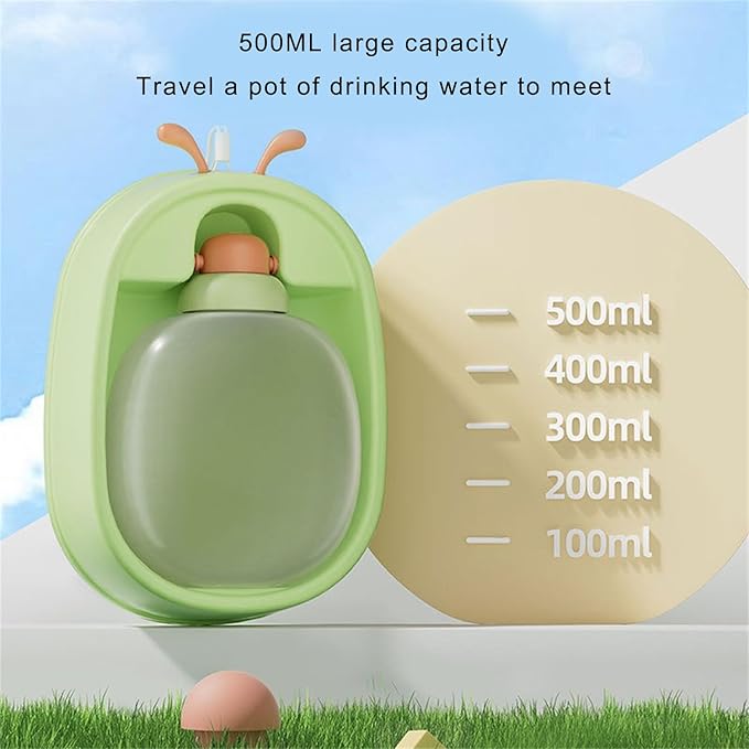 Pet Travel Water Dispenser and Poop Bag Compartment for Dog Owners Daily Walking Supplies Pet Travel Accessories