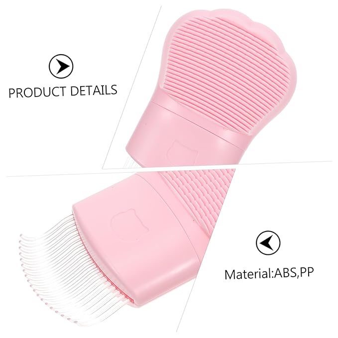 Toyvian Cat Grooming Comb PET Hair Remover Brush for Cats and Dogs Dual-Sided Massage and Dematting Tool for Long and Short Hair