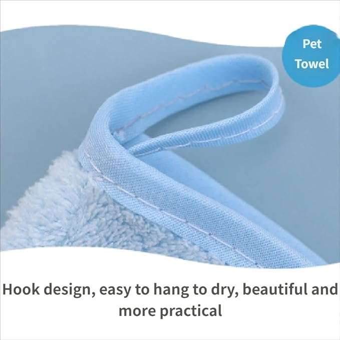 Paw Bathing Towel for Cats Dogs,Makes Paws Washing Easy & Stress-Free,Soft Reusable Pet Grooming Towel,Quick-Dry, Machine Washable Paw Cleaning Mitt for Cats Pets (2pcs-Pink)