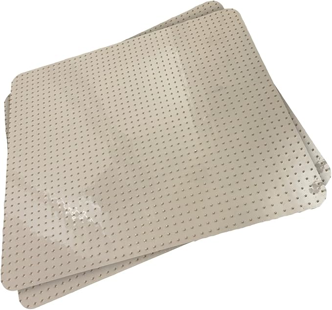 RESILIA Counter Top Protector Pet Deterrent Tiles - Pet-Free Training Mat, for Cats, Dogs, Rabbits, Indoor and Outdoor Use, Beige Color, 12 Inches x 12.75 Inches, 2 Pack