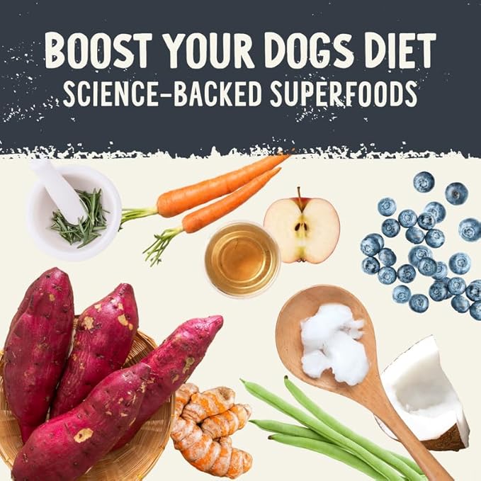Health Extension SuperBites Freeze-Dried Raw Chicken Meal Mixer for Dogs, (3.5 oz, 99.2 g) – Premium Blend with Raw Proteins and Superfoods for Optimal Nutrition