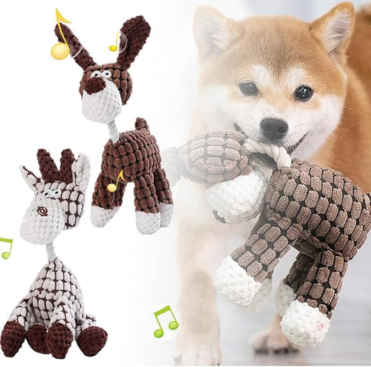 Upgrade Bite Buddy Chew Toy for Dogs, 2025 New Petsboro Bitebuddy Dog Toy Indestructible Stuffed Animals for Dogs, Cute Soft Resistant Squeaky Dog Toys for Heavy Chewers (A2+A3)