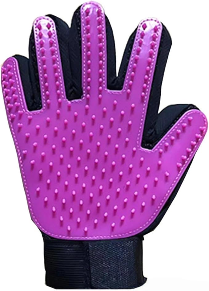Pet Grooming, Hair Removal, Floating Hair Massage, cat and Dog Grooming Gloves, Adjustable Beauty Gloves, Double-Sided Care