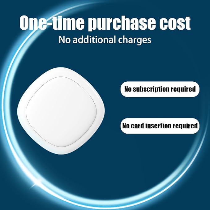 GPS Tracker for Vehicles, Pets & Kids – No SIM Card or Subscription Needed, Real-Time Mini Tracking Device with Free App, Waterproof & Magnetic, Long Battery Life Locator for Cars, Dogs, Assets