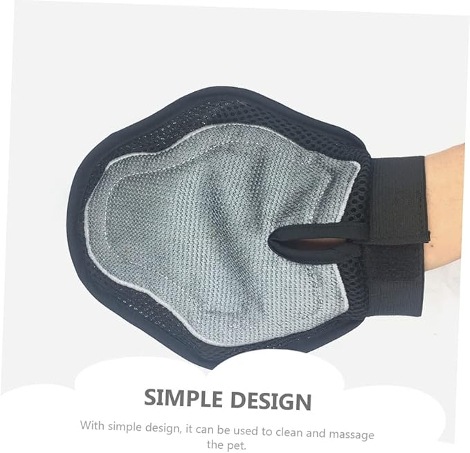 Pet Grooming Gloves Double Sided Brush for Cats and Dogs Comfortable Massage Glove for Removal and Grooming for Bathing and Everyday Use