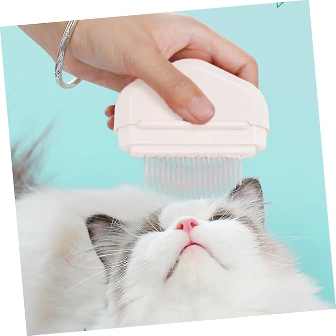 Garneck Pet Hair Removal Comb Cat Brush for Shedding Dog Comb Pet Massage Brush Cat Grooming Tool
