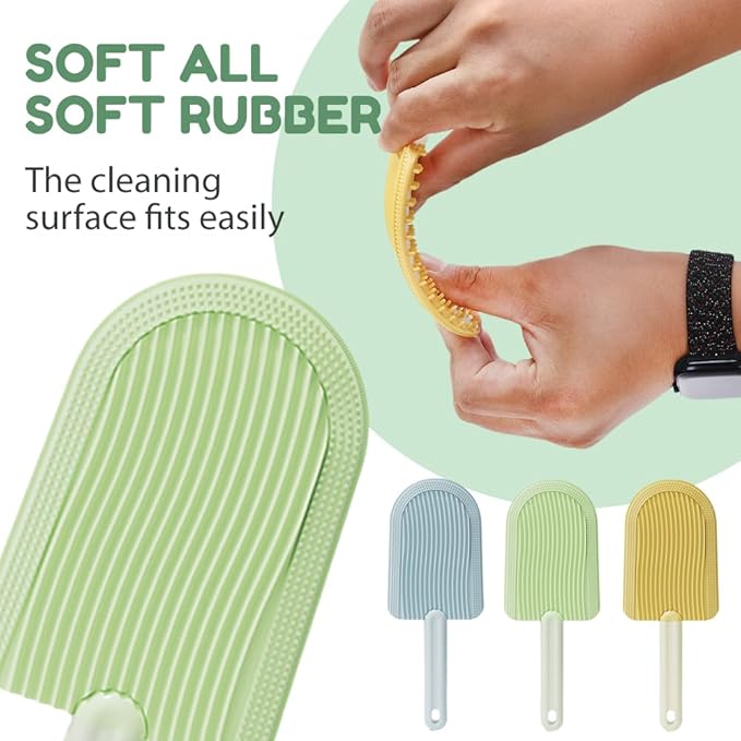 Cat Tongue Comb, 2025 New Brushes for Indoor Long Haired Cats, Grooming Brush Cute Ice Cream Fur Remover (B-1PC)