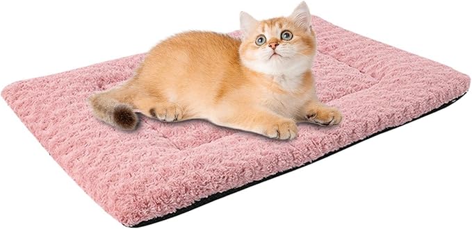 Dog Crate Pad, Functional, – Lightweight Modern Lightweight Compact Stylish Elegant, Washable Pet Cat Bed, Supplies All Seasons Soft Beds | Multipurpose Outdoor Indoor Utility Sleek