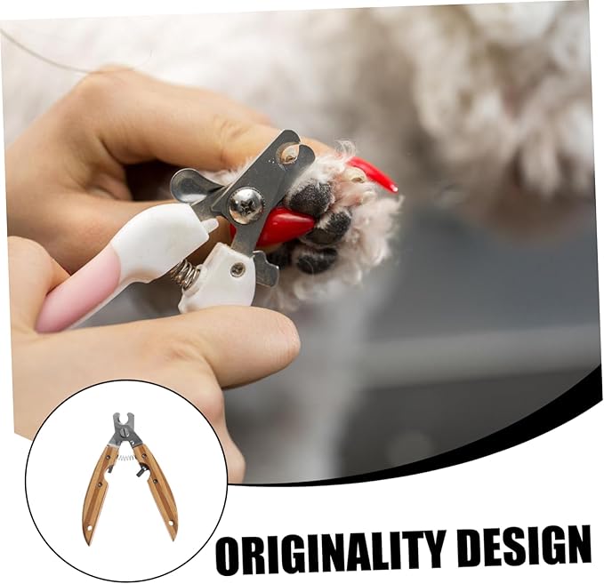Pet Nail Clipper for Cats and Sturdy Handle Nail Trimmer for Small Animals Effortless Cutting with Sharp Ergonomic Design for Easy Grooming