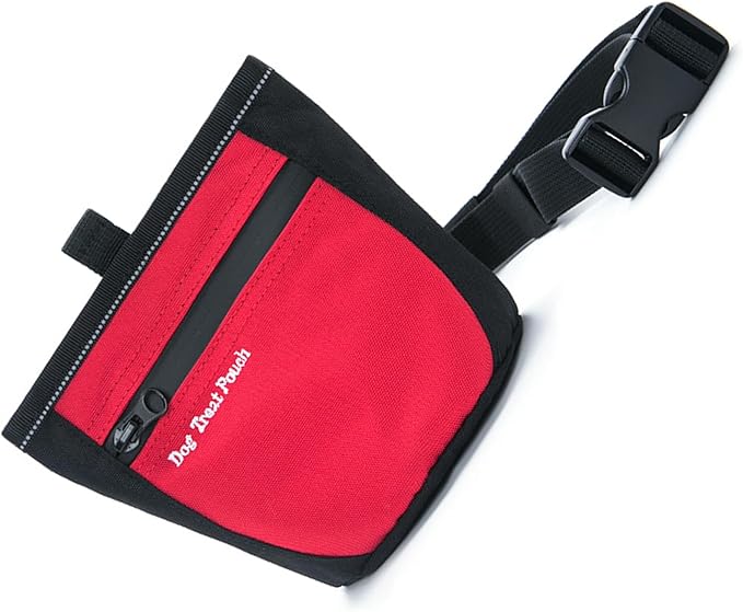 Portable Pet Training Waist Bag Treats Bag for Outdoor Walking Running Use with Zippered Pocket and Adjustable Belt Dog Gear Pet Supply Dog Gear