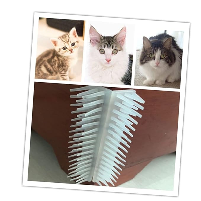 Yardwe 2pcs Cat Grooming Tool Removable Corner Scratching Massage Brush for Cat Hair Removal Pet Comb for Self Grooming and Relaxation Easy to Design