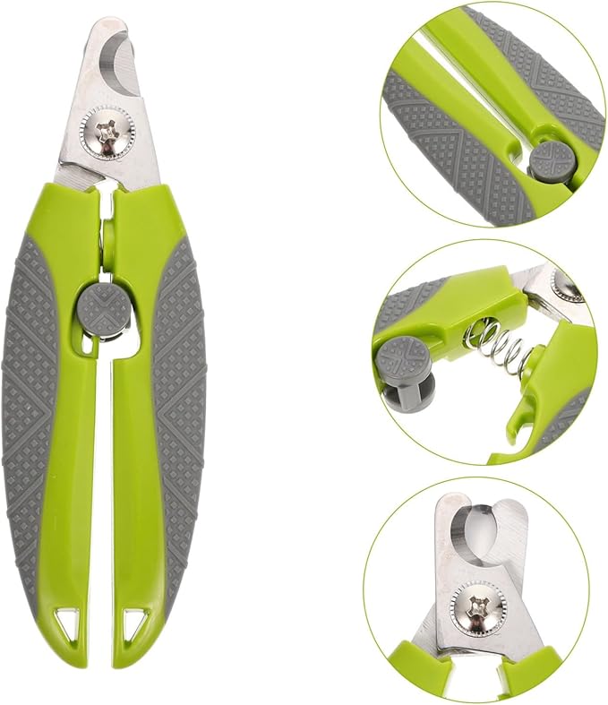BESPORTBLE Ergonomic Pet Nail Clipper for Cats and Dogs High Sharpness Blades for Smooth Cuts Non- Handle for Comfort Suitable for All Breeds for Home Grooming