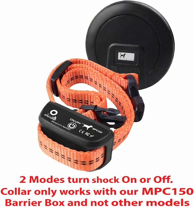 My Pet Command, Indoor Pet Barrier with Adjustable Range, Static and Tone Correction, Hidden Fence for Dogs Containment Collar, Wireless Pet Gate Keeps Areas Off Limits, Rechargeable Collars