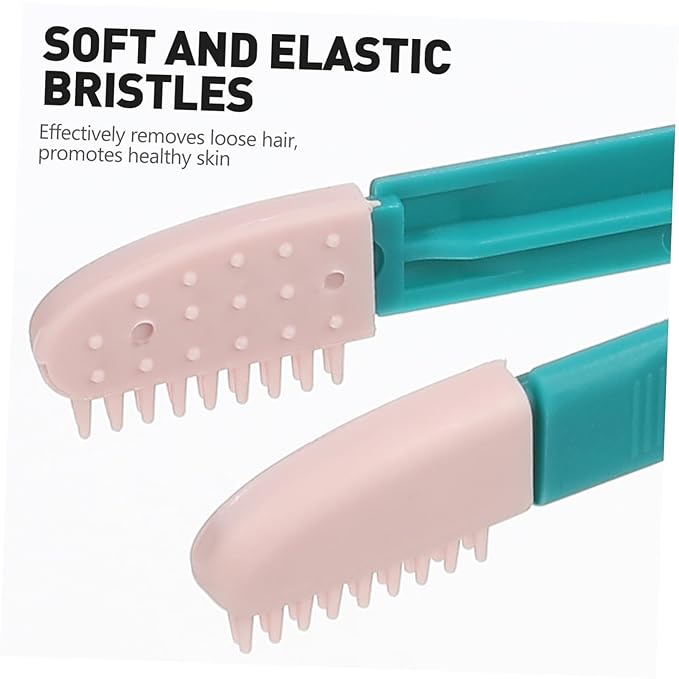 Kisangel 2Pcs Cat Grooming Comb for Kitten Lightweight Tear Brush Non Slip Design for Easy Use for Removing Dead Hair and Floating Fur