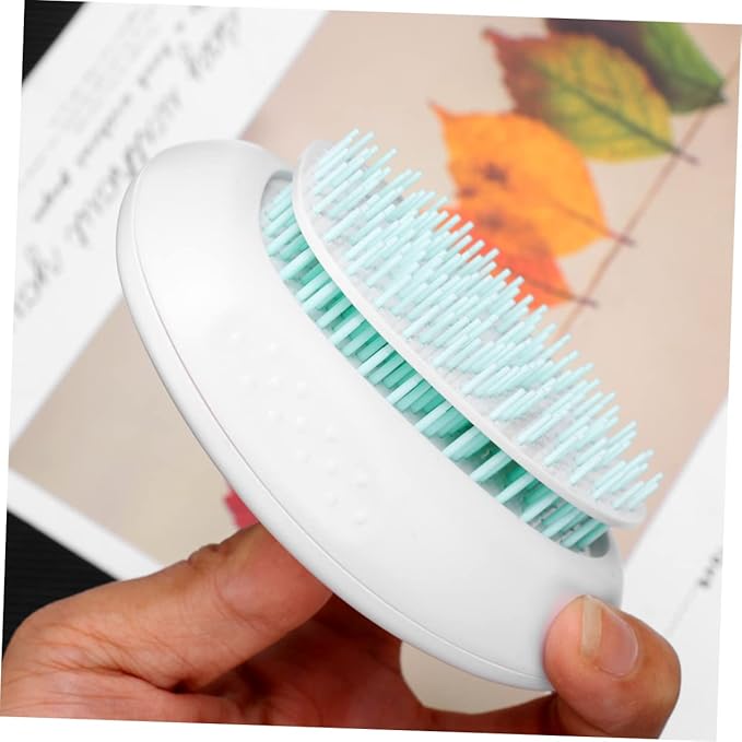 Garneck Pet Grooming Tool for Dogs and Cats Shedding Comb with Comfortable Grip and Lanyard for Easy Hair Removal and Cleaning Hair Brush